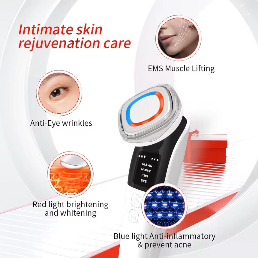 Beautyronics - USB oplaadbare EMS gezichtsmassager