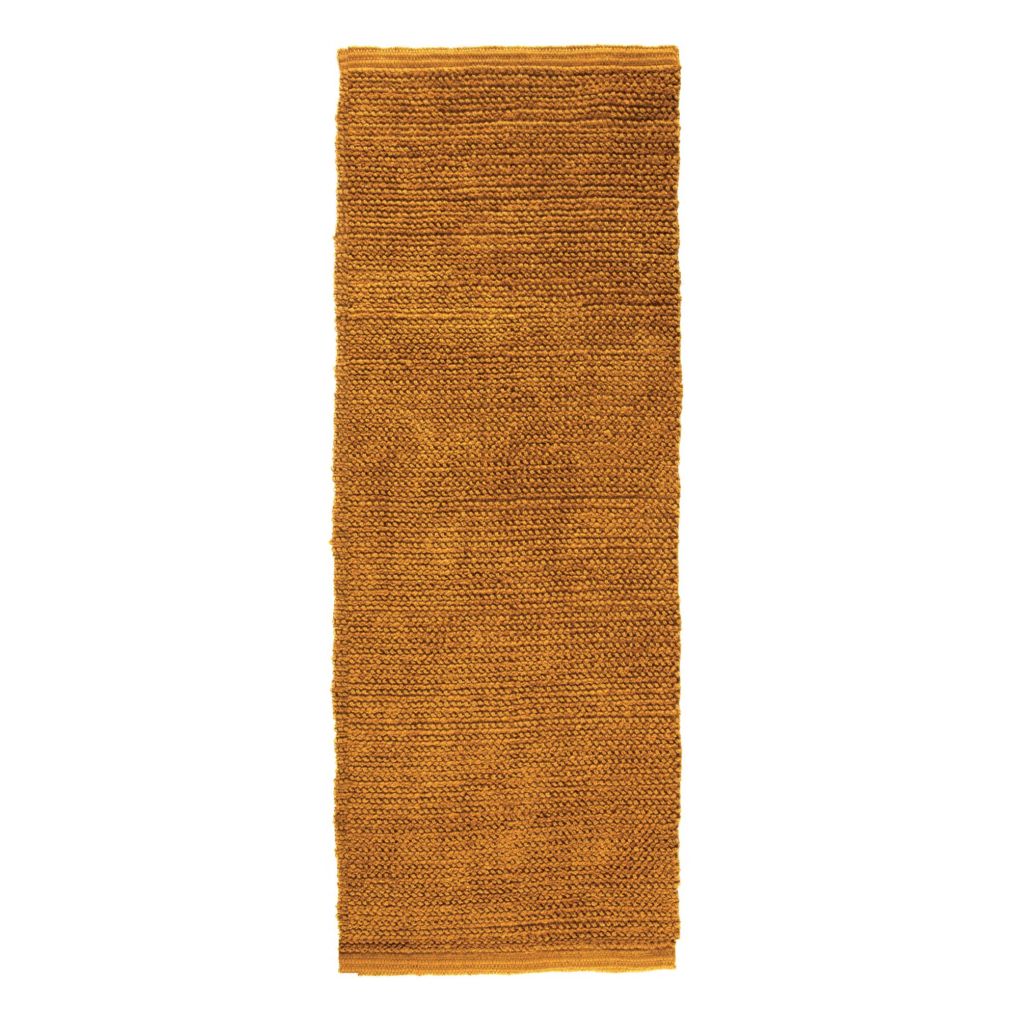 Tapis elios moutarde 60 x 200 cm