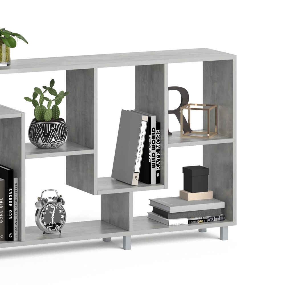 Vicco Raumteiler Noa Bücherregal Standregal Aktenregal Hochregal RegalBeton