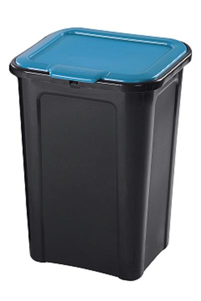POUBELLE DE TRI SELECTIF BLEU 45L
