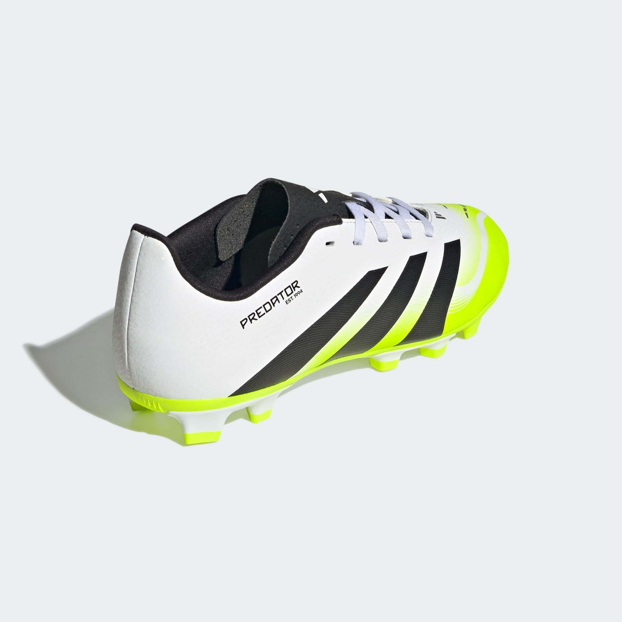 Predator Club FG/MG Junior Cloud White/Core Black/Lucid Lemon