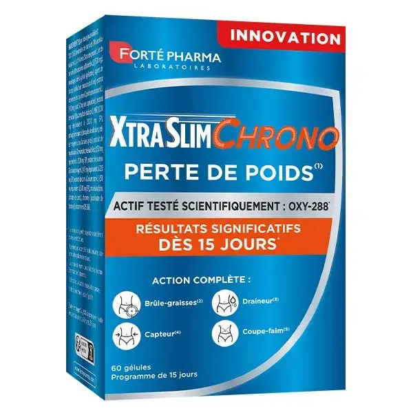 Forté Pharma XtraSlim Chrono Emagrecimento - 15 dias - 60 cápsulas