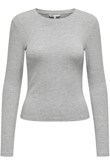 Only grijze dames t-shirt
