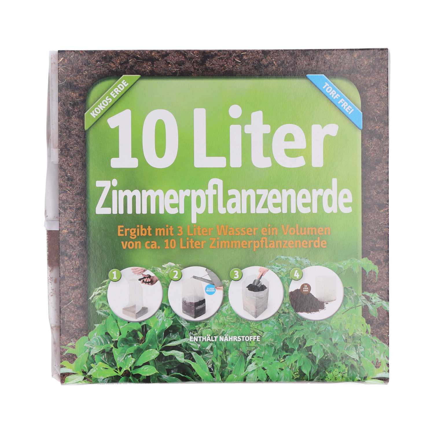 Zimmerpflanzenerde Kokoserde 10 Liter torffrei