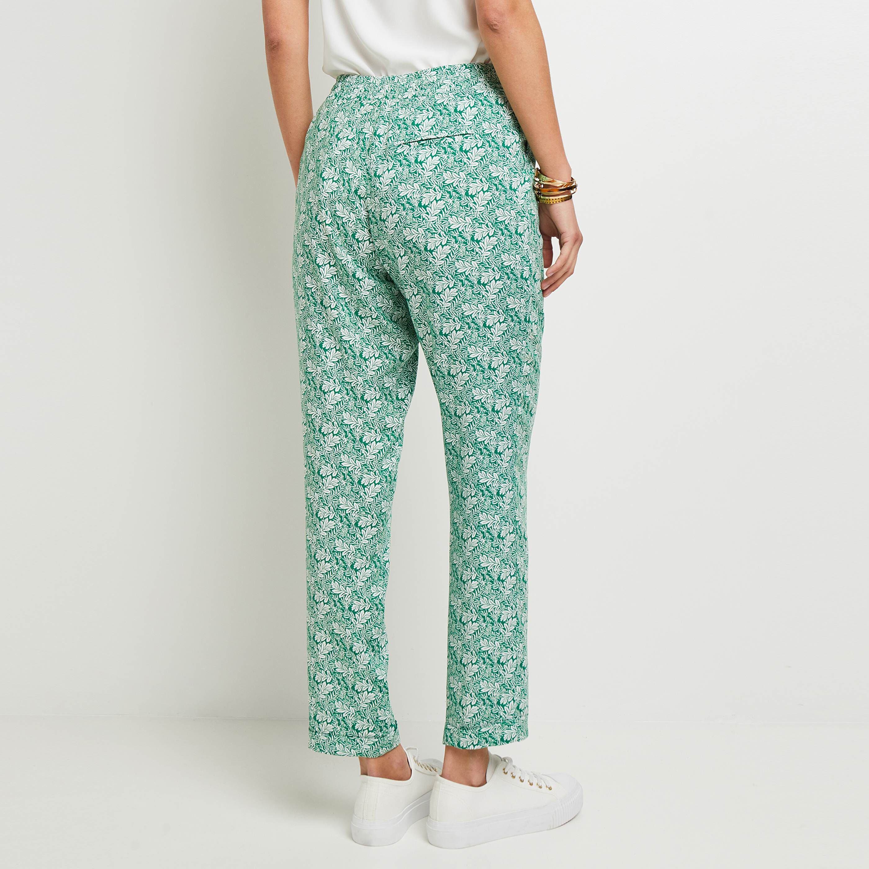 Pantalon fluide femme - VERT