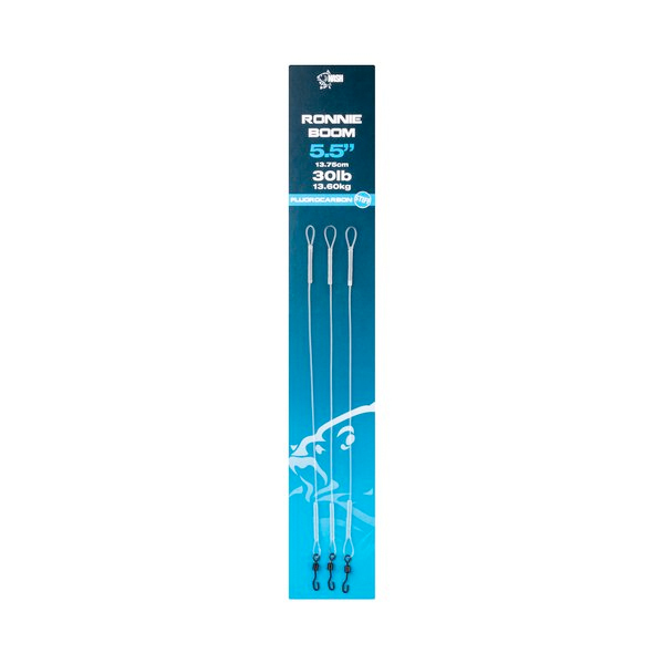 Bas de ligne Nash Fluoro Ronnie Rig Boom (3 pcs)