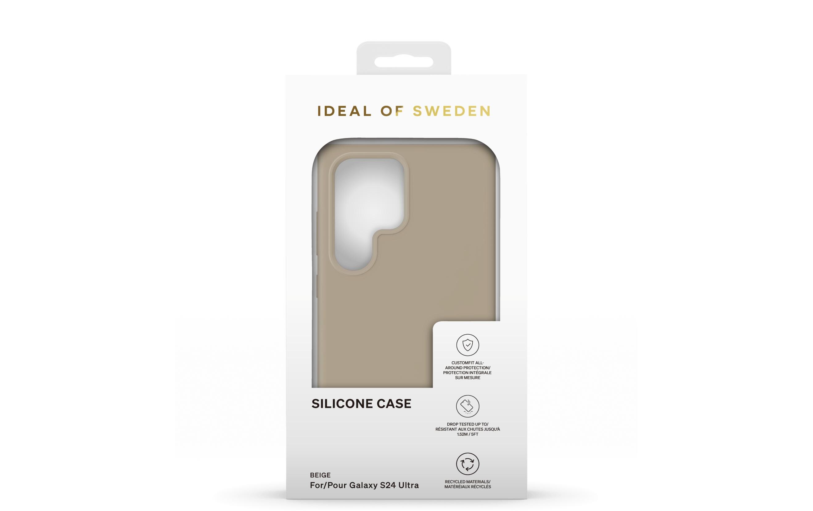 Back Cover Silicone Galaxy S24 Ultra BeigeSilikon-Backcover für das Samsung Galaxy S24 Ultra