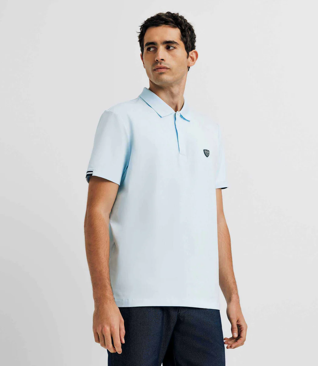 Polo avec patch ciel