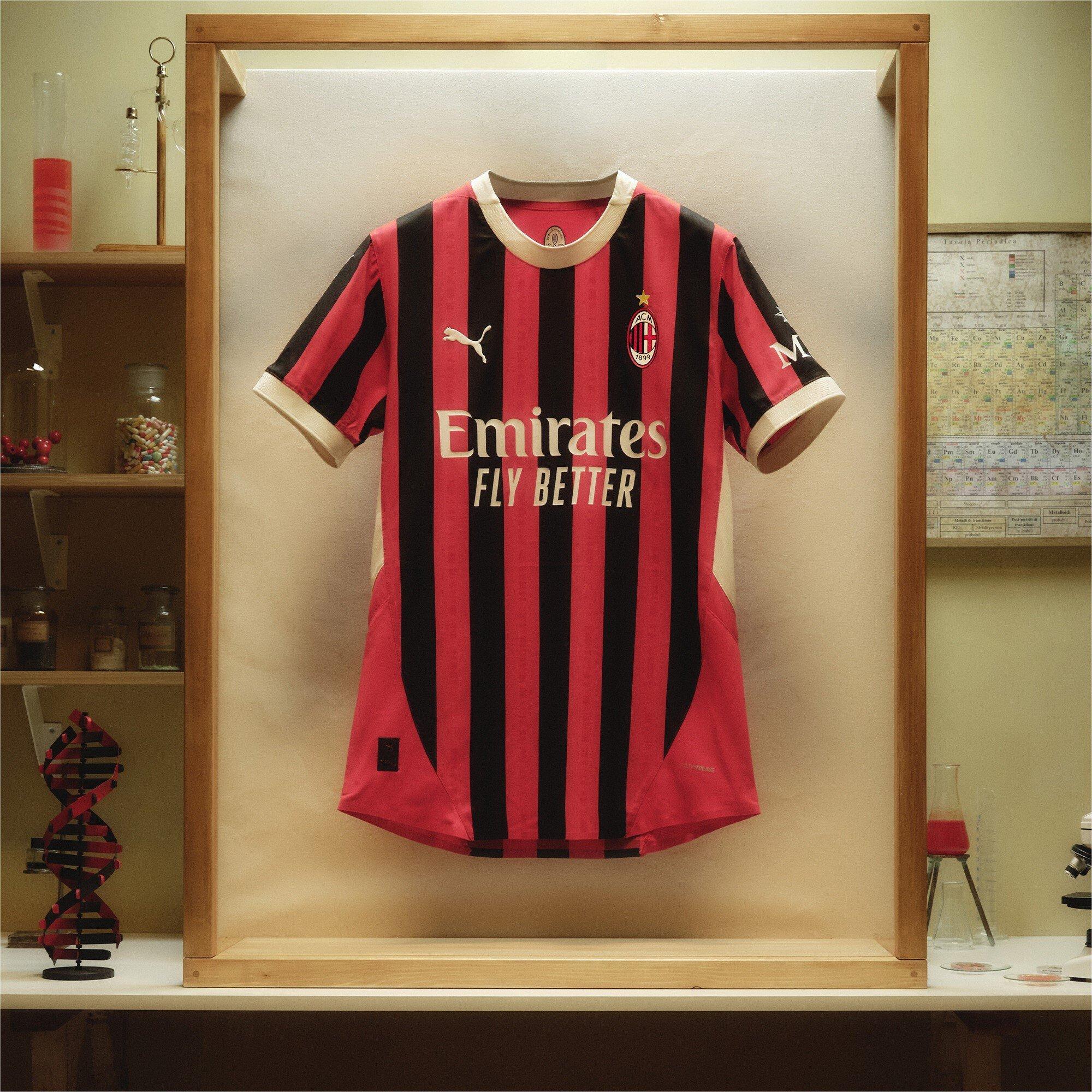 Puma AC Milan Home Shirt 2024 2025 Juniors