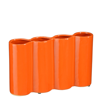 Vaas oranje - l34xb9xh21cm
