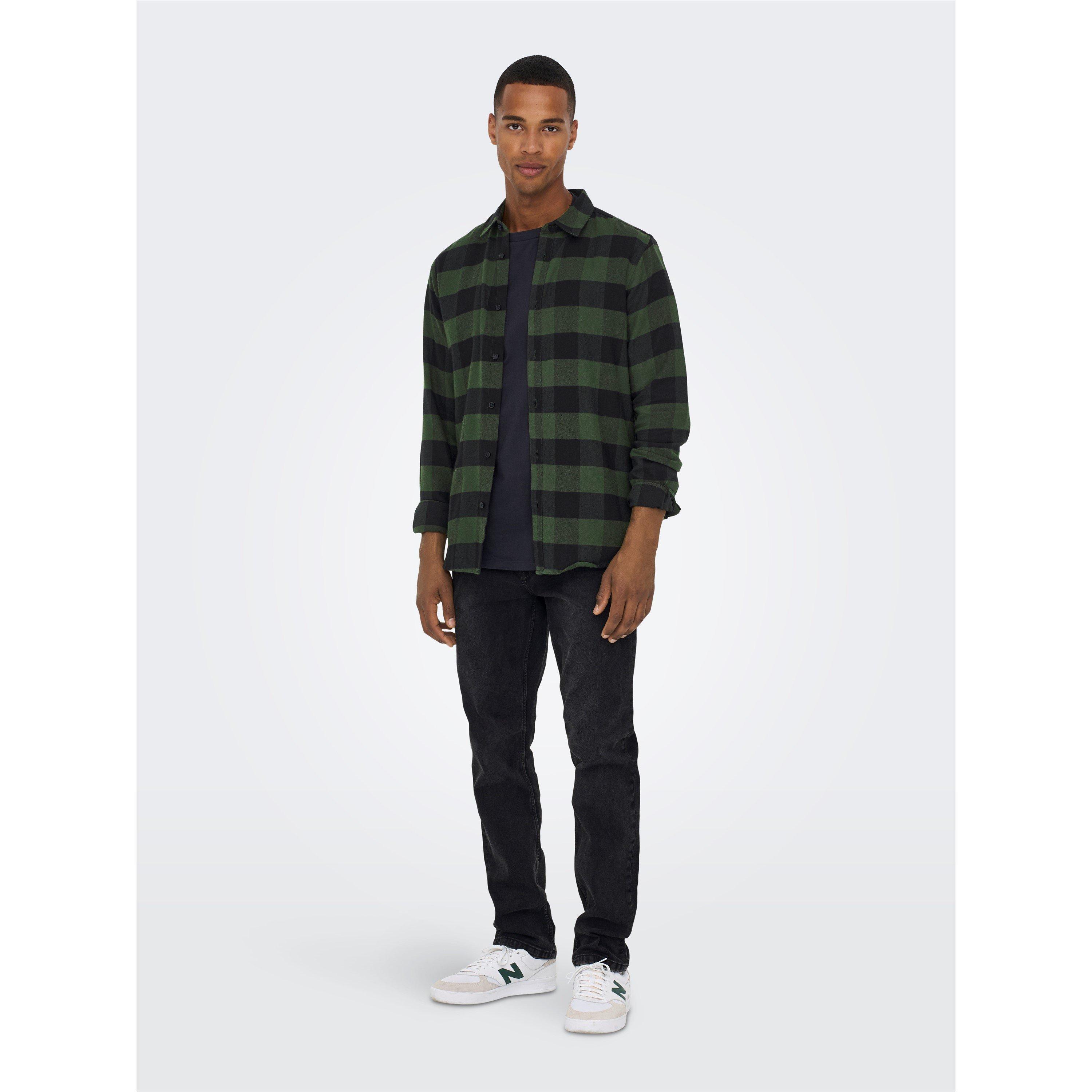 Only and Sons Long Sleeve Check Shirt