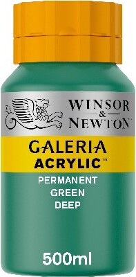 Winsor & Newton Akrylmaling - Galeria - Dyb Grøn 500 ML