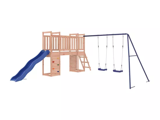 Aire de jeux d'extérieur bois massif de douglas