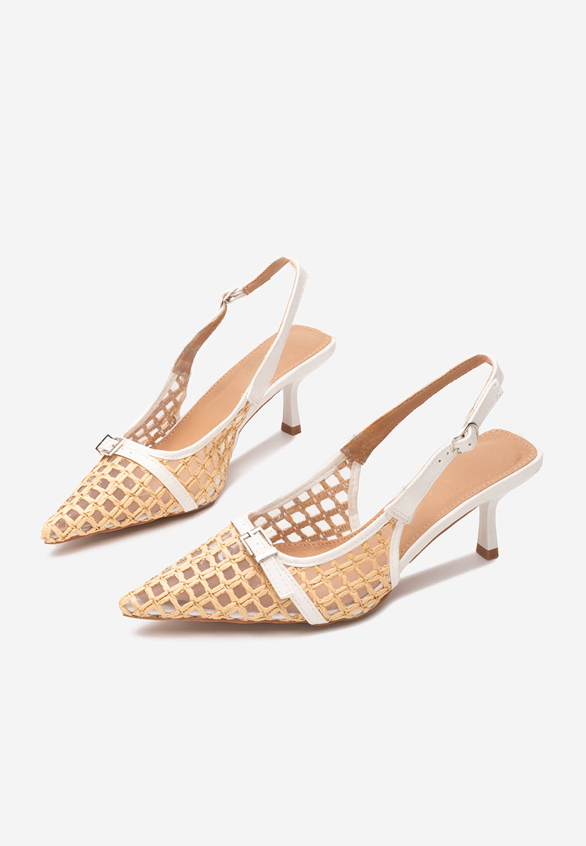 Chaussures slingback beige Laine V2