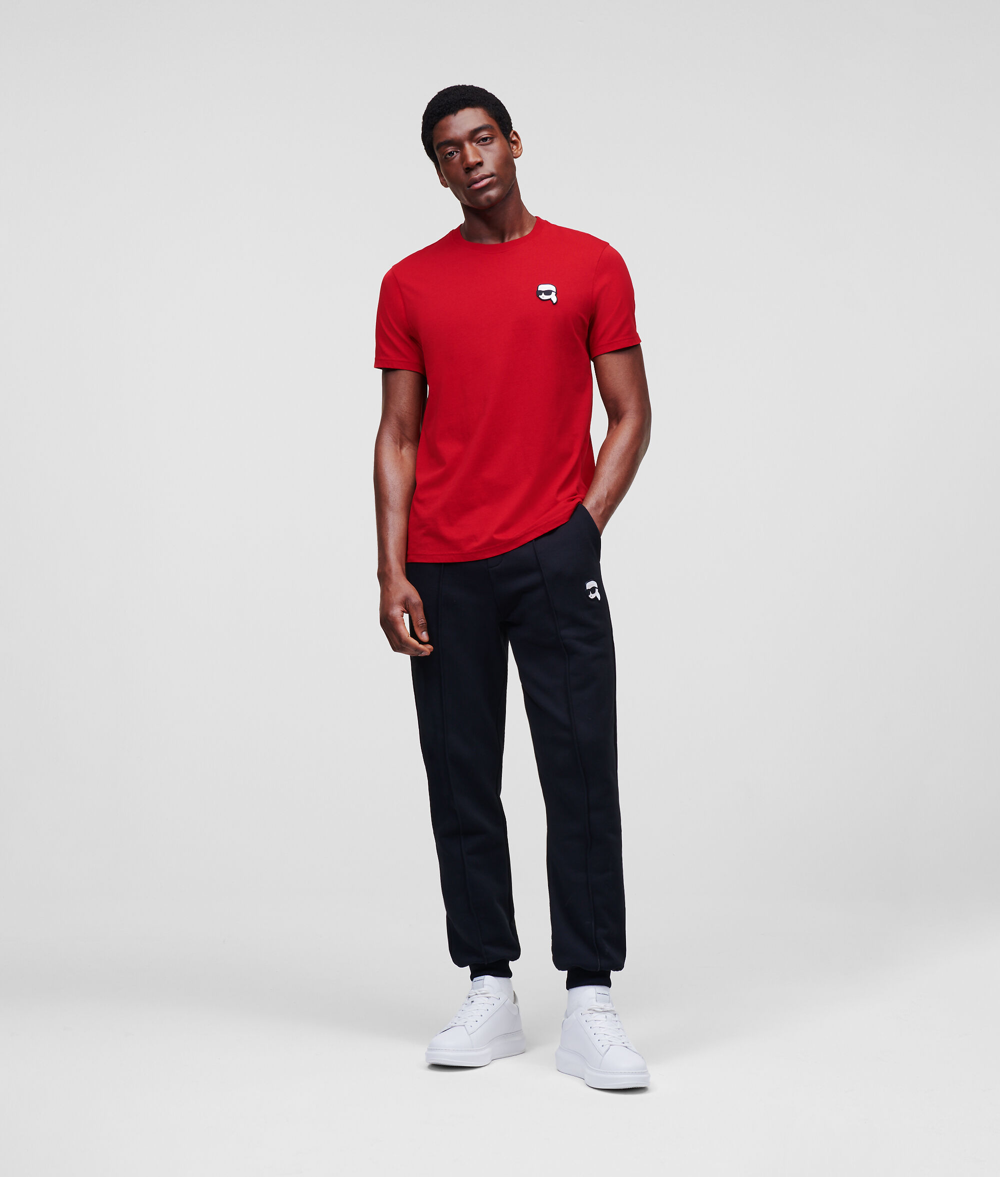 T-SHIRT KARL IKONIK AVEC EMPIÈCEMENT