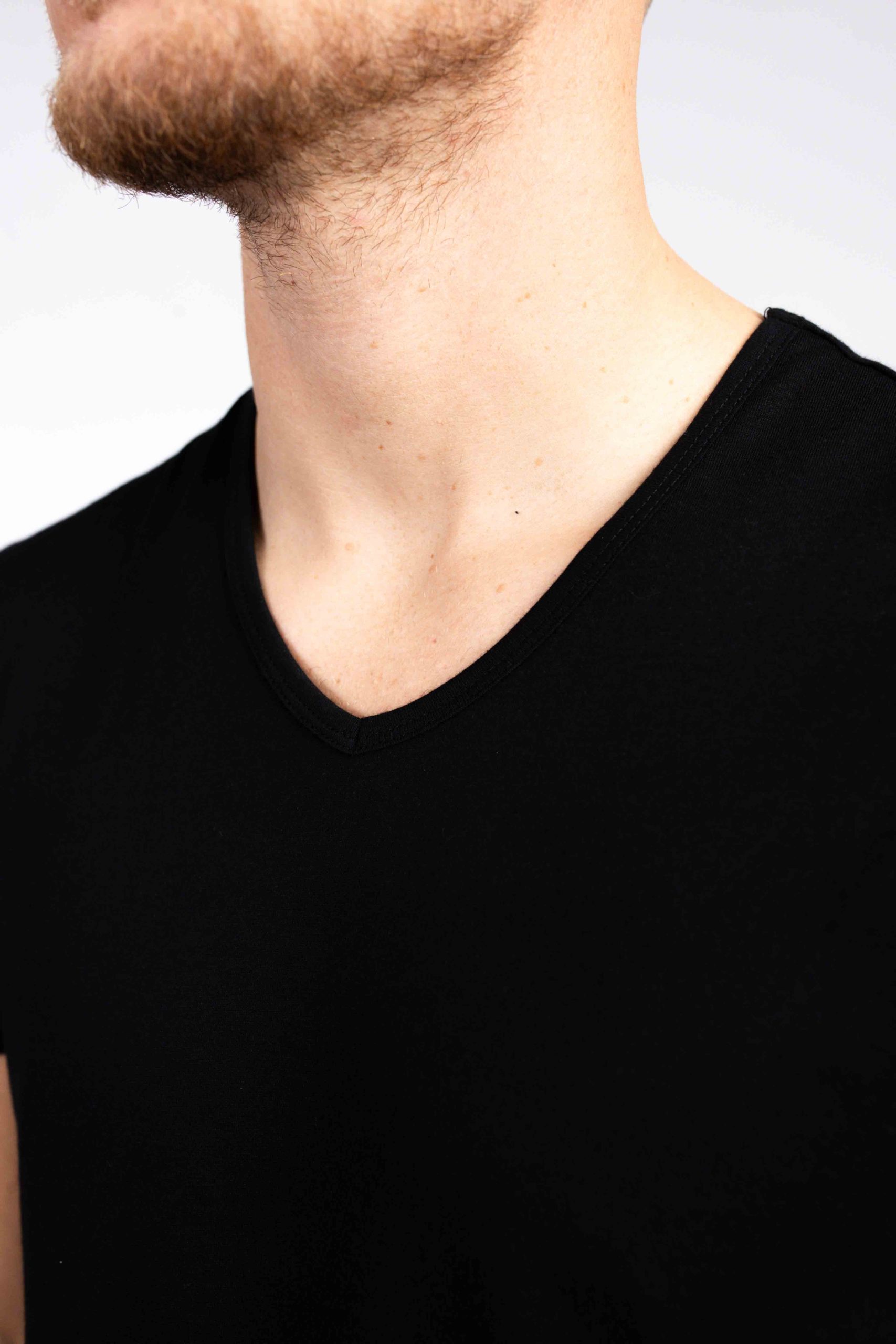 Puma Basic V-Hals T-Shirt 2-Pack Heren Zwart