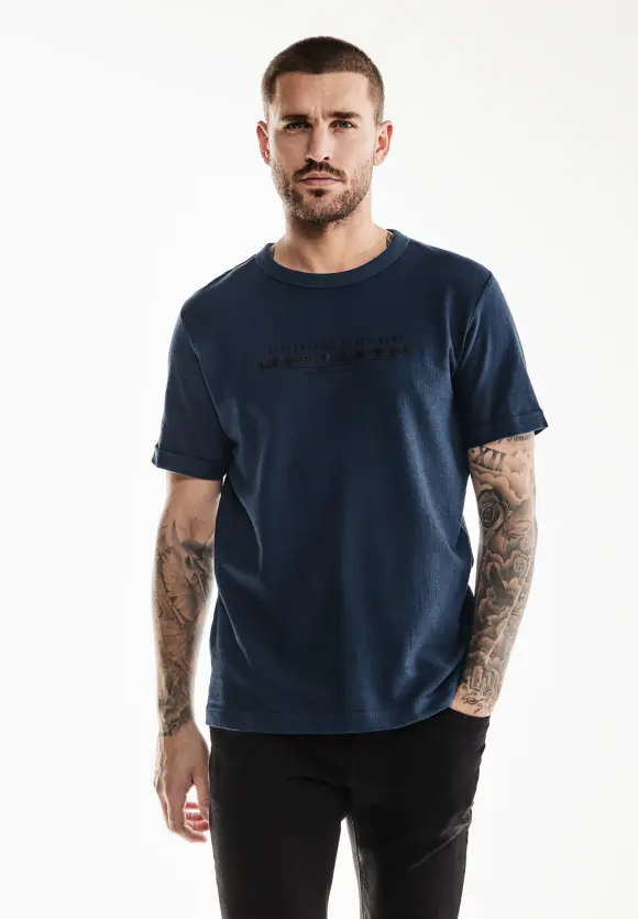 Heavy Jersey T-Shirt - dark dust blue