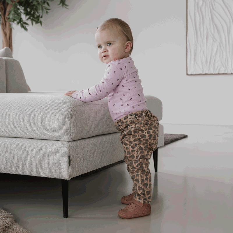 Shoesme roze BABY-PROOF® schoentje Leer | Meisjes schoenen