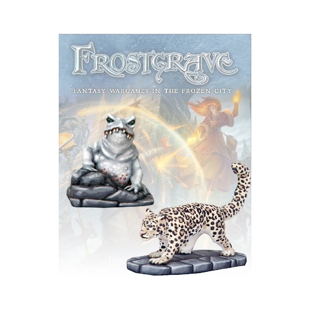Frostgrave - Crapaud et Léopard des Glaces