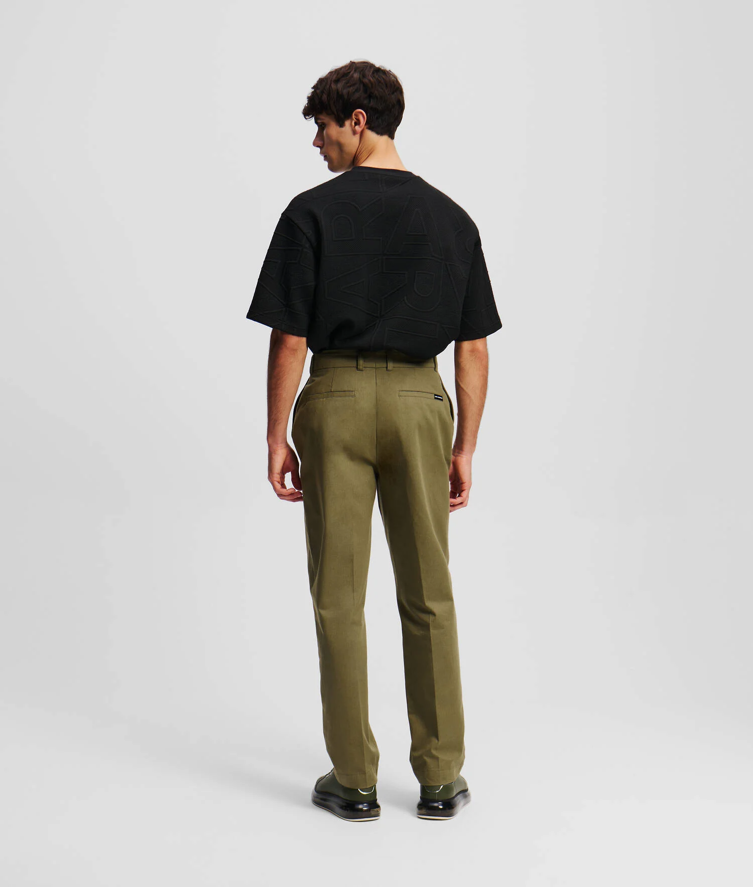 PANTALON CHINO - Vert foncé