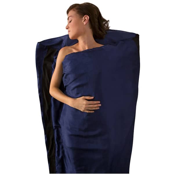 Drap sac de couchage SEA TO SUMMIT DRAP DE SAC SOIE STRETCH NAVY BLUE