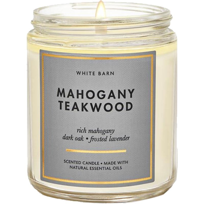 Bougie parfumée - Mahogany Teakwood - Acajou & oud - 200 g