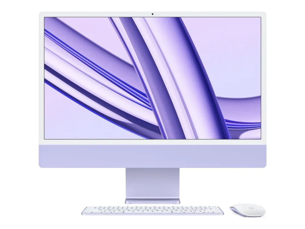 Apple iMac with 4.5K Retina display - Alt-i-én M4 - RAM 16 GB - SSD 256 GB - Apple M4 8-core - IEEE 802.11ax (Wi-Fi 6E), Bluetooth 5.3 - macOS Sequoia 15.0 - skærm: LED 24
