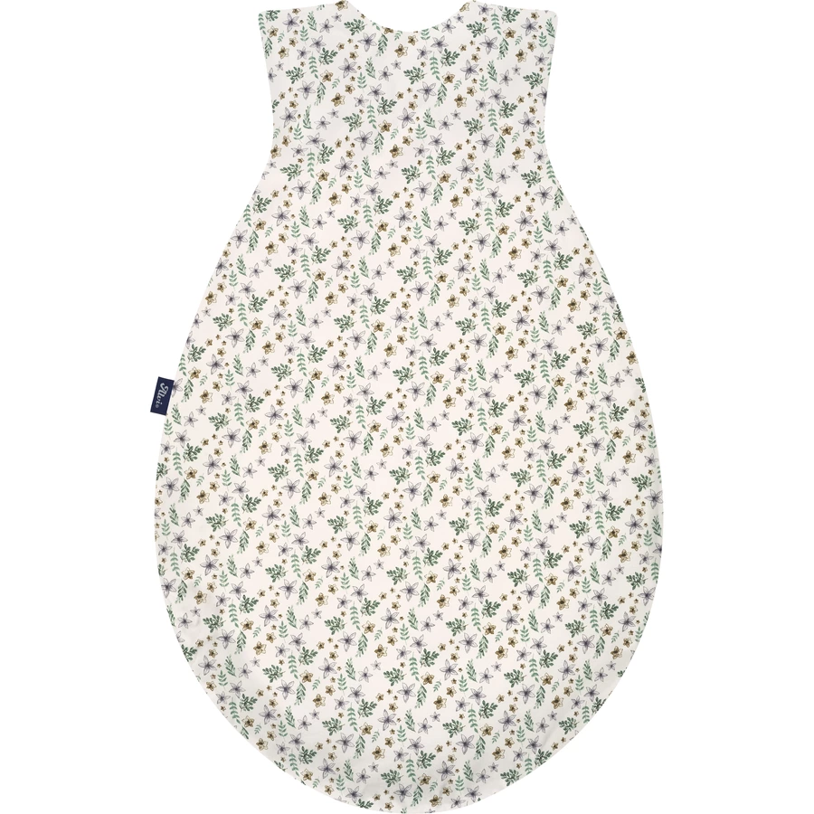 Alvi® Schlafsack Sommertraum Petit Fleurs grünweiß