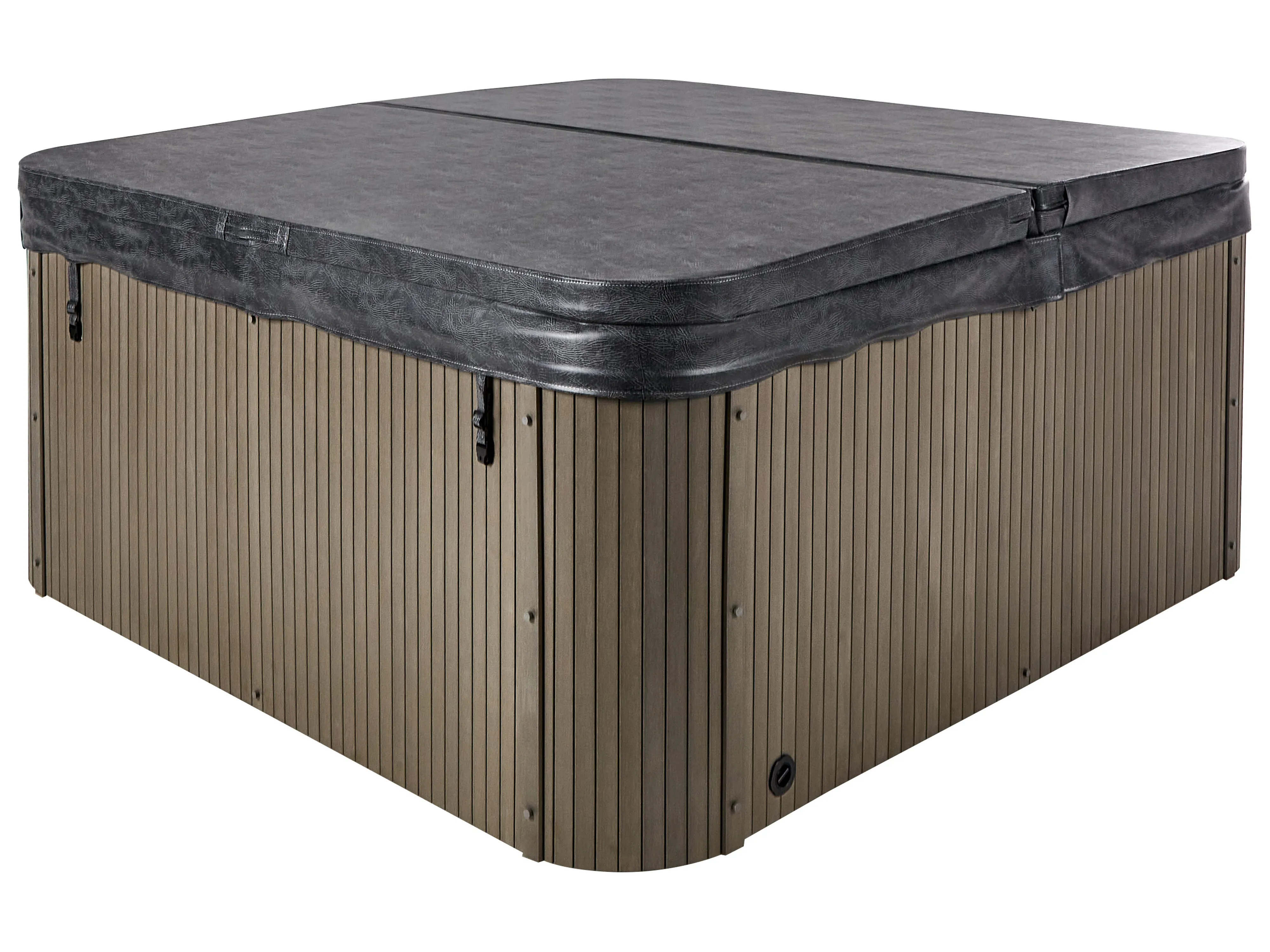 Buiten hottub met LED VILLARRICA Wit