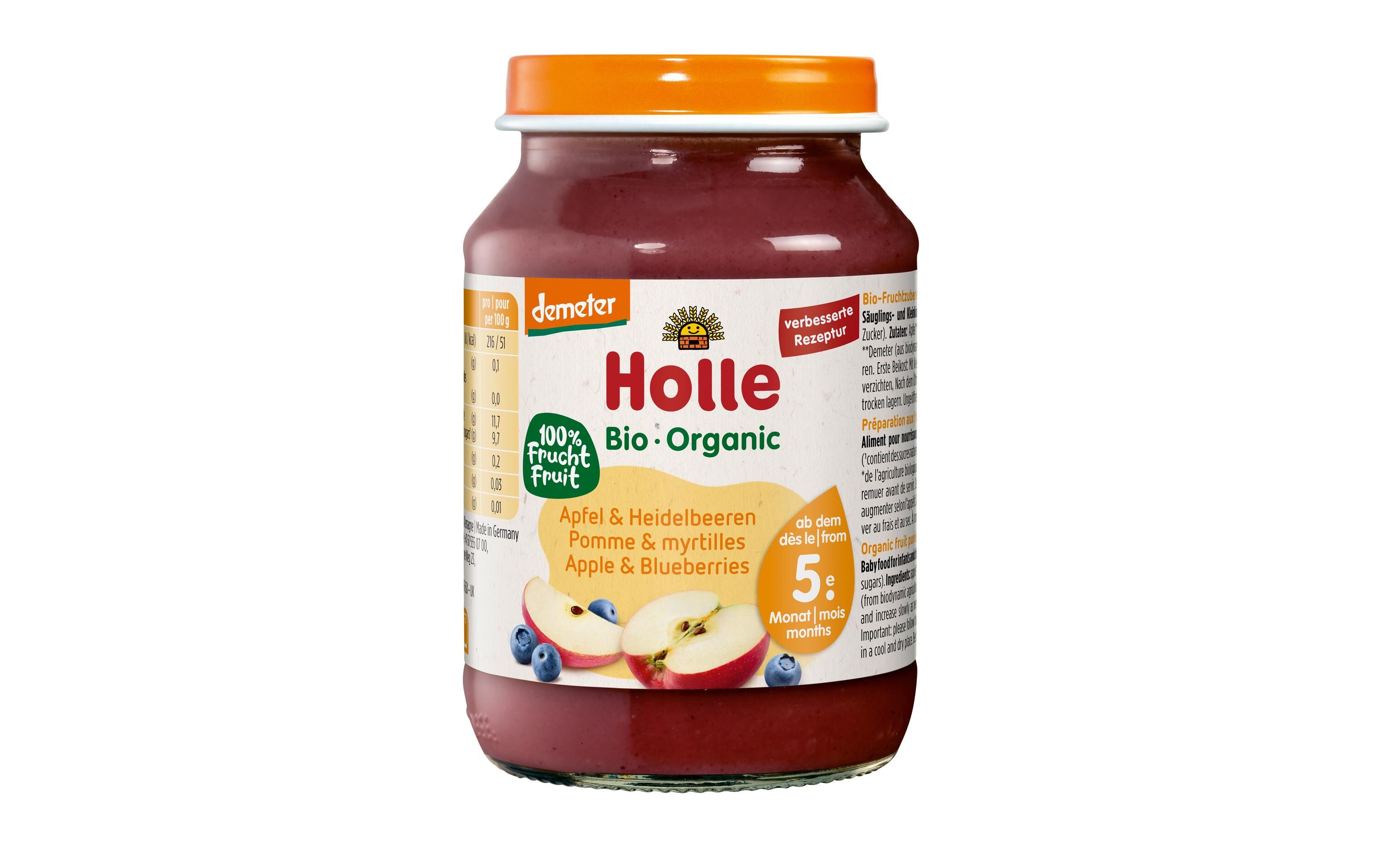 Früchte Apfel & Heidelbeeren 190 gBio-Früchtezubereitung