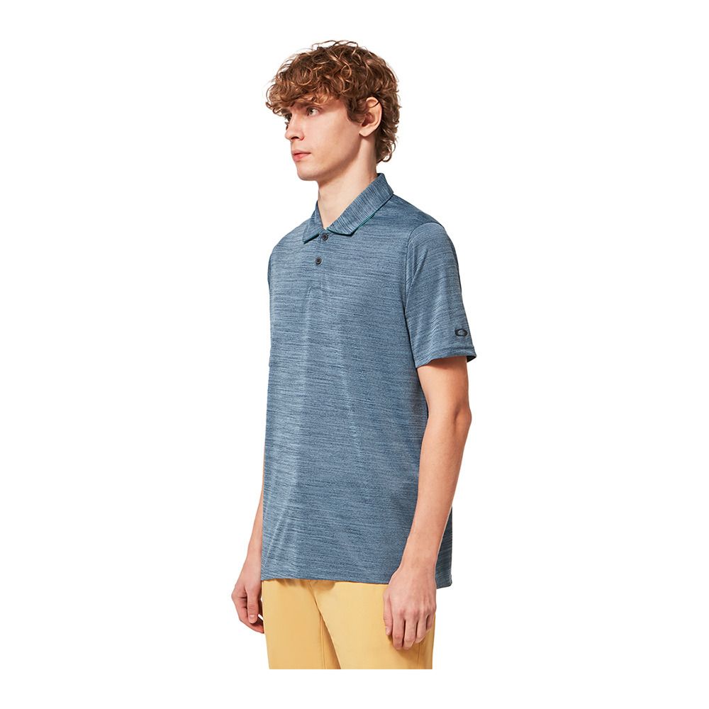 Oakley AERO HYDROLIX - Polo Homme aurora blue hthr