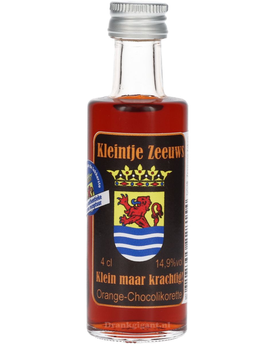Kleintje Zeeuws Orange-Chocolikeur Mini 4 cl