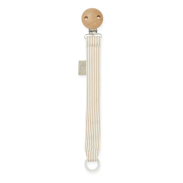 Cam Cam Attache-tétines Stripes Camel