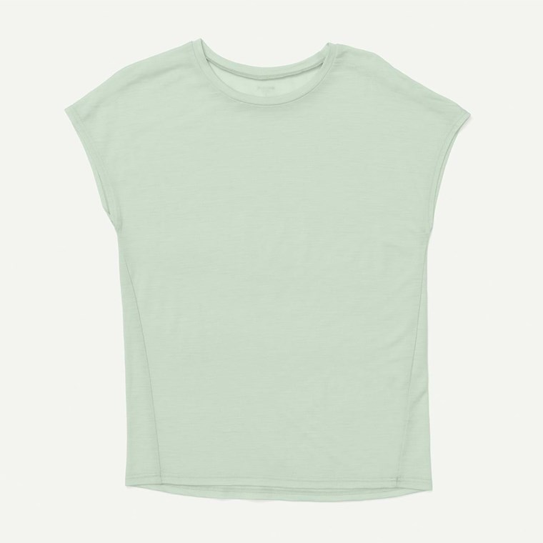Houdini Activist Tee Women Shore Green