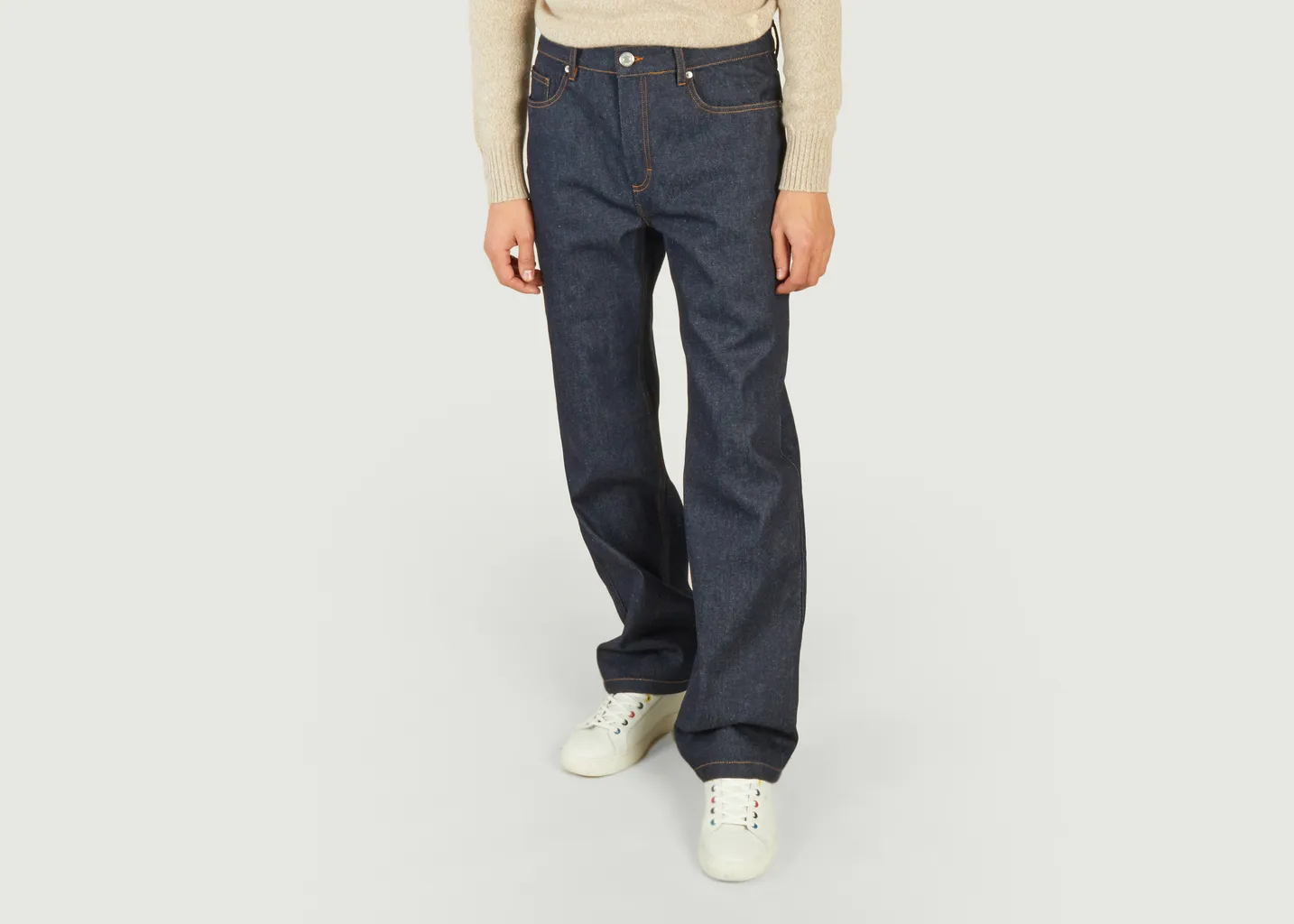 Jean Straight Fit AMI Paris