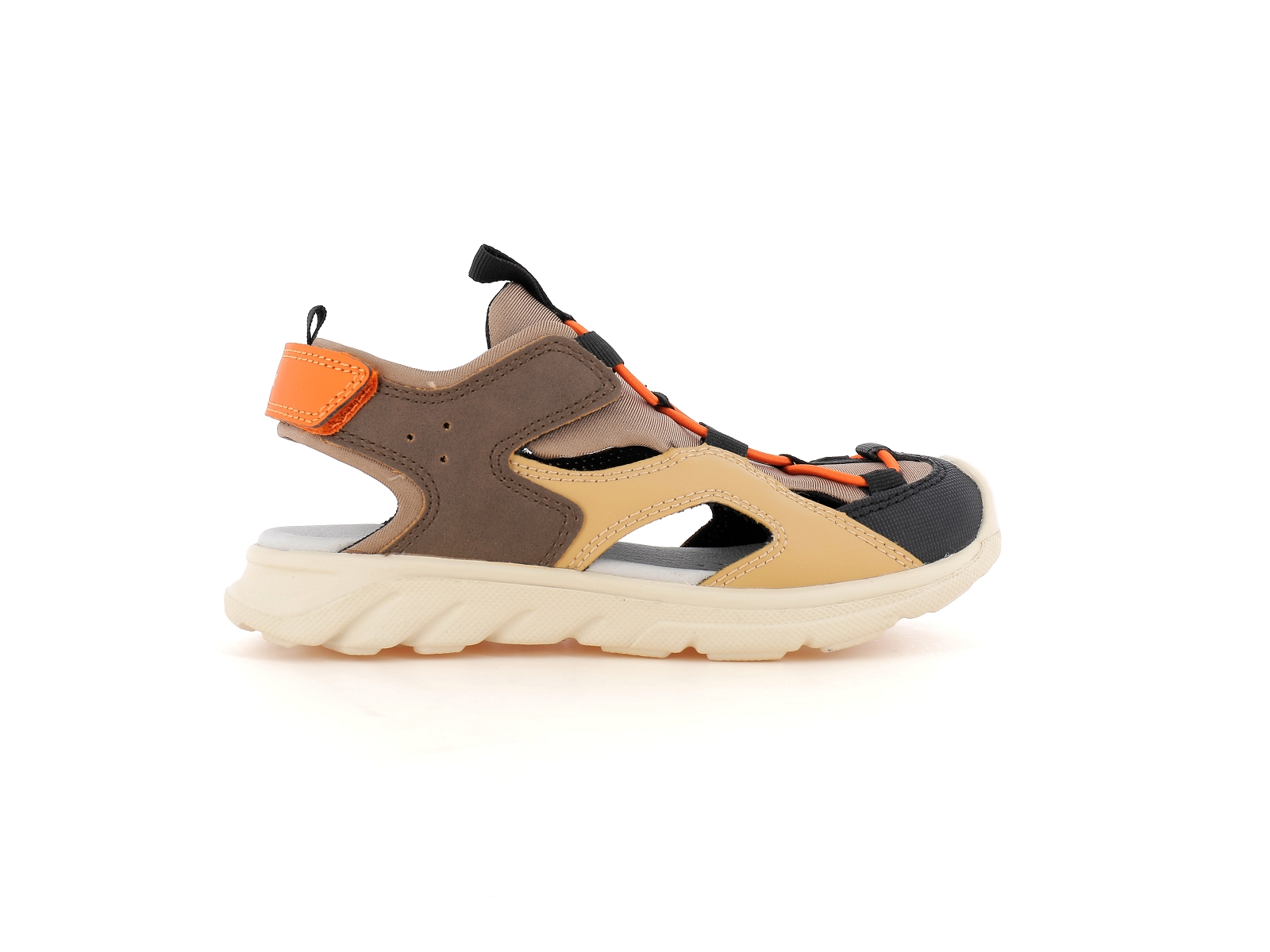 Geox-J AIRADYUM E J45F1E Matières combinées Marron-Orange