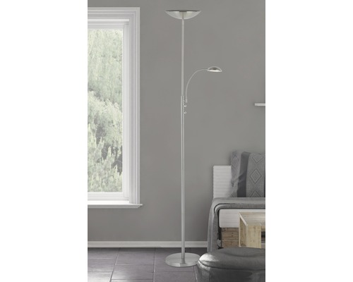 LED plafondlamp, dimbaar, 2-lichts, 1600 lm, H 180 cm, Rosanna ijzer