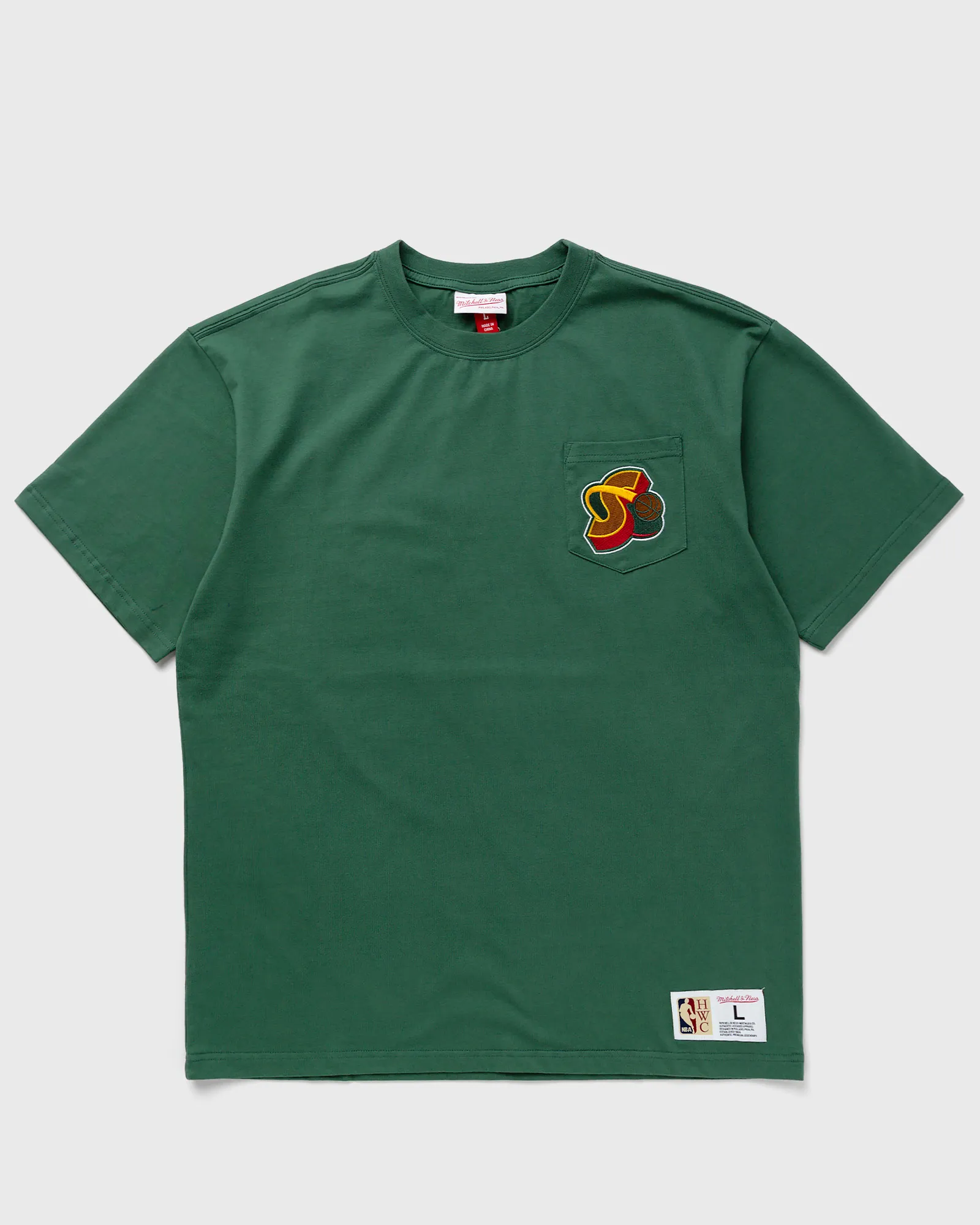 Mitchell & Ness NBA PREMIUM POCKET TEE SEATTLE SUPERSONICS