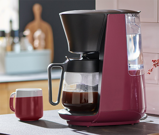 Tchibo Filterkaffeemaschine »Let's Brew«, weiß