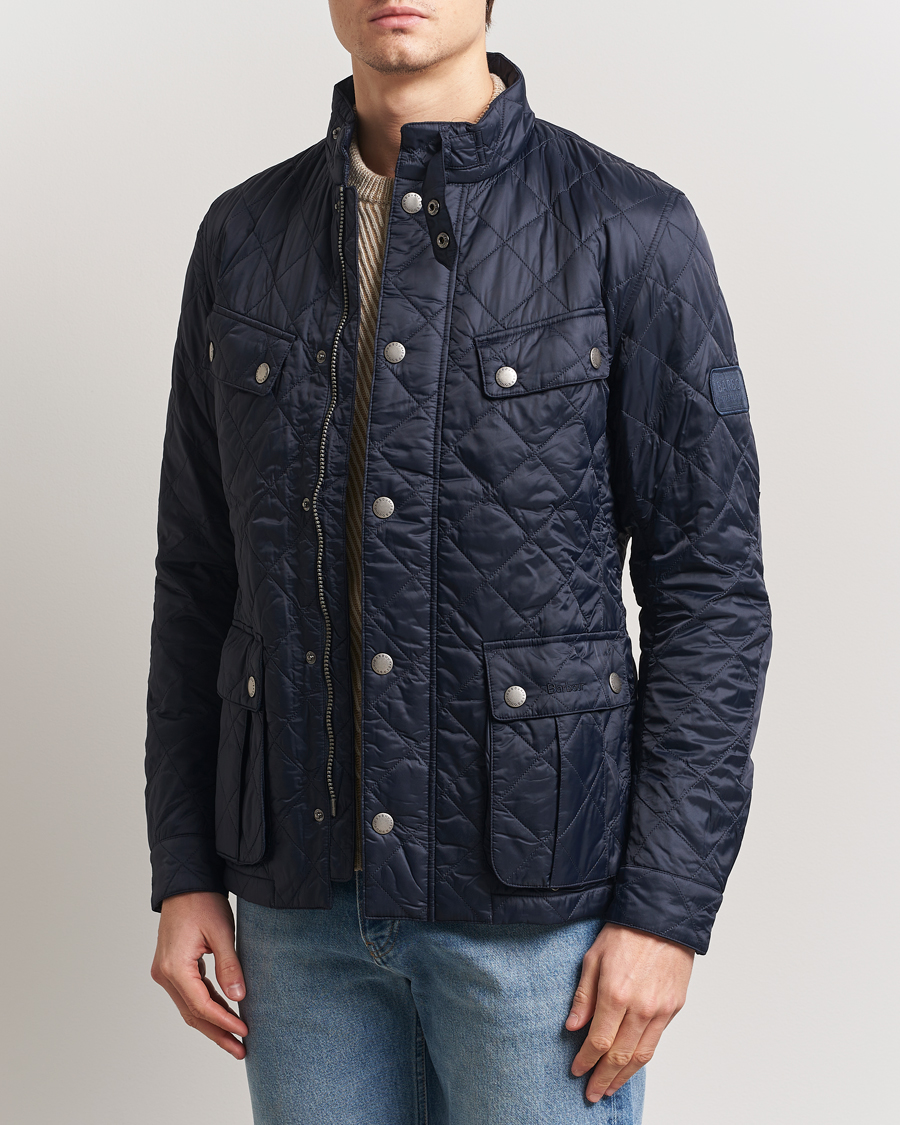 Barbour International Ariel Quilted Jacket Navy