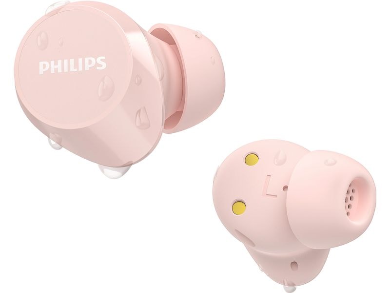 Philips True Wireless In-Ear-Kopfhörer TAT1209PK Pink Kabellose Kopfhörer mit Mikrofon für den Lifestyle-Einsatz