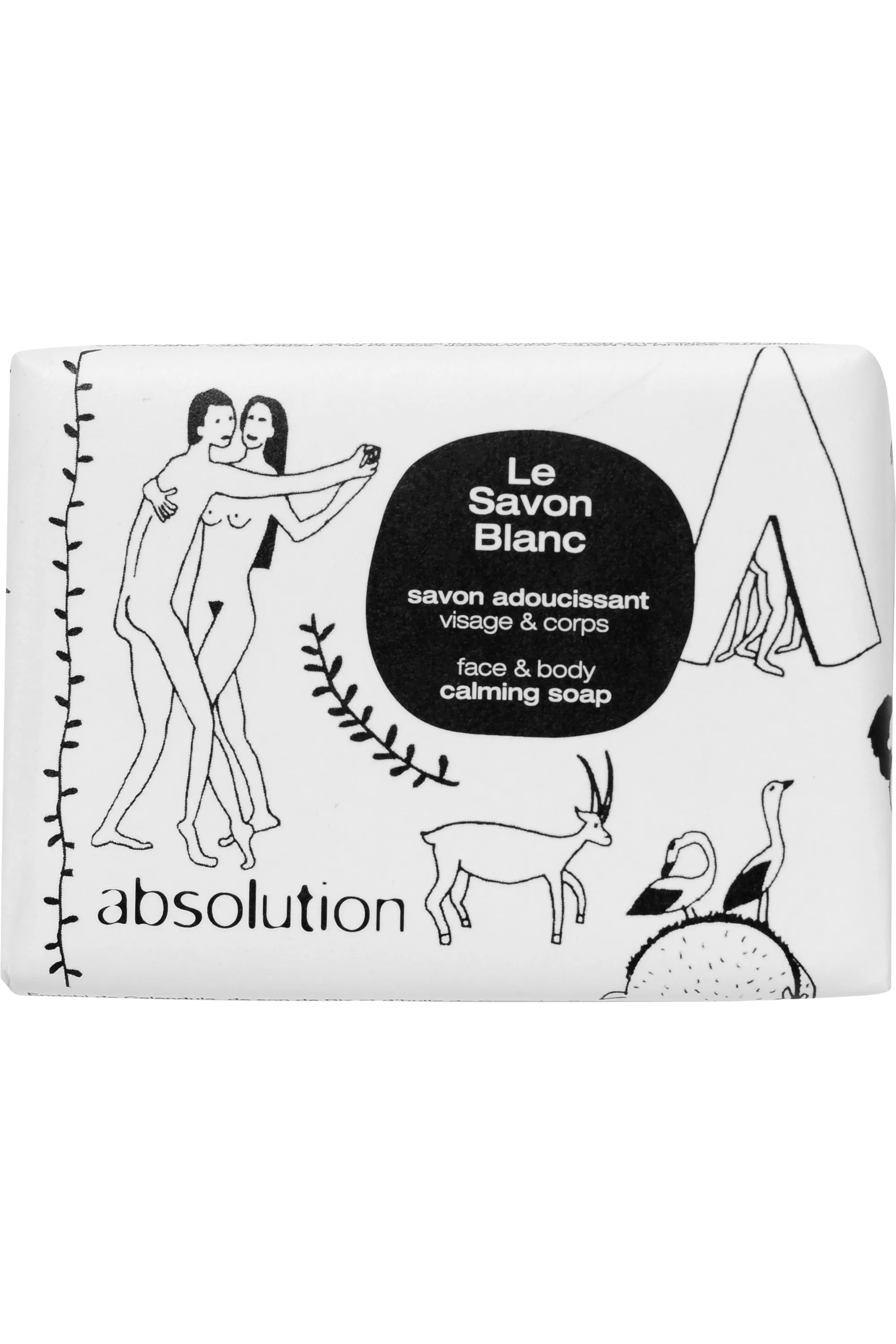 Absolution Le savon blanc apaisant visage & corps-100 g