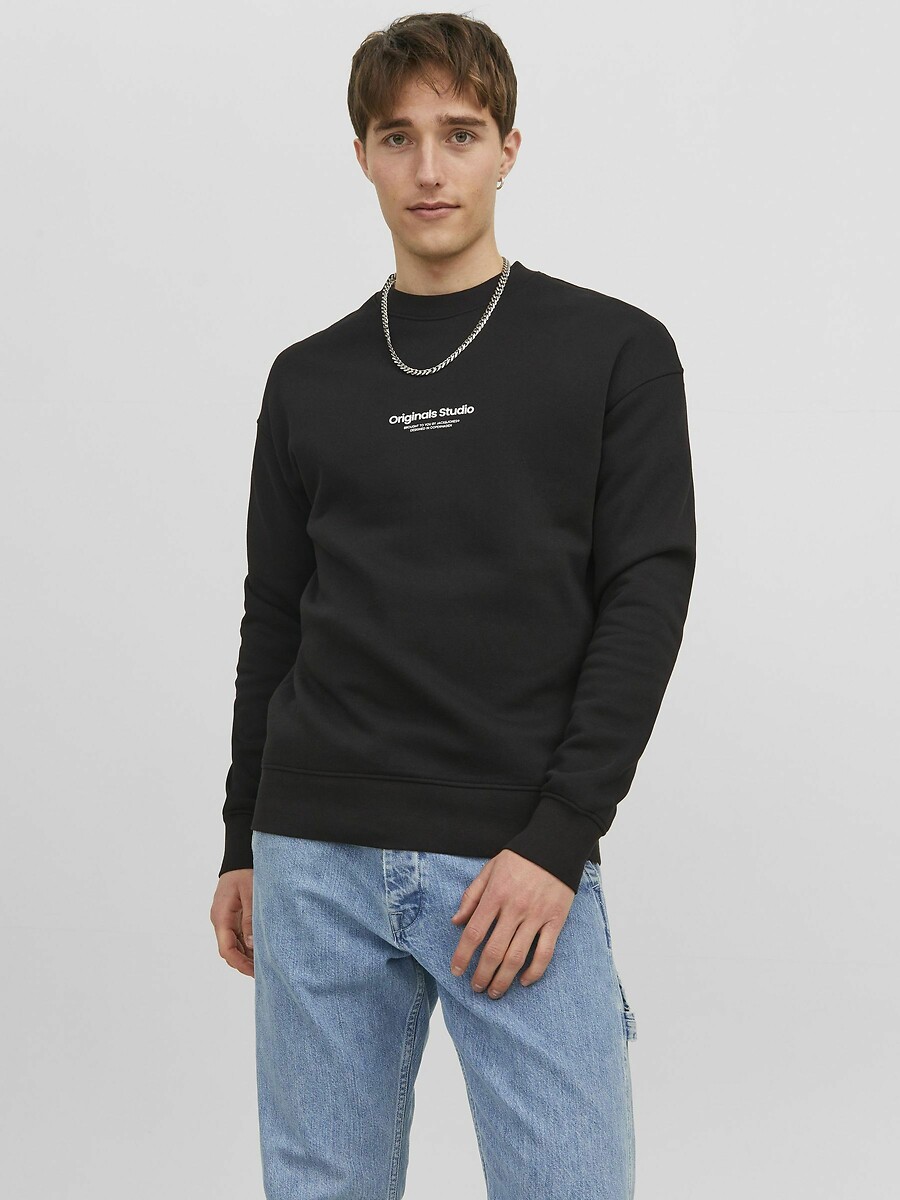 JACK & JONES<br>Suéter folgado com gola redonda
