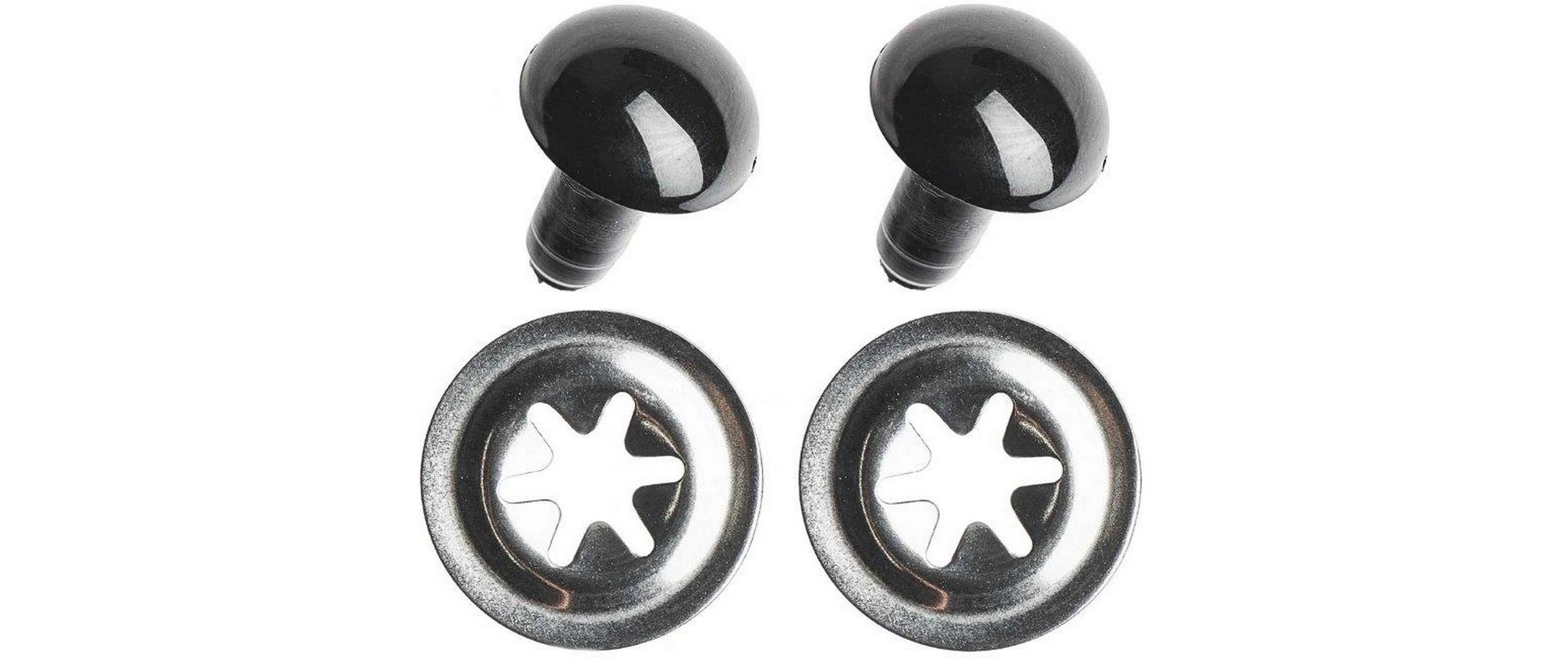 Sicherheitsaugen 12 mm 2 StückFür selbstgemachte Kuscheltiere, besonders niedlich und sicher