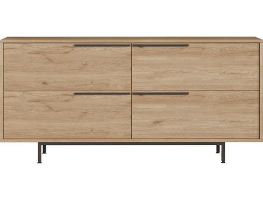 CONCEPT1 - Bahut On3s noyer 160 x 44,5 x 74,3cm