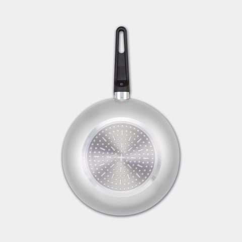 Indu  Wokpan, 28 cm, anti-aanbaklaag - Light Grey