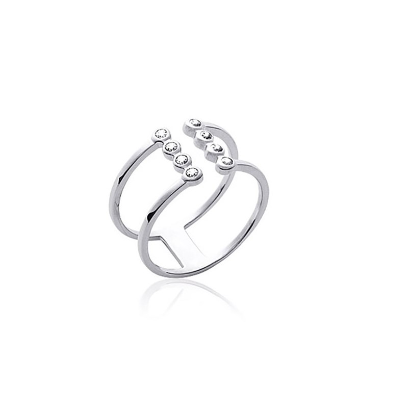 Bague Femme - Argent 925 - Oxyde de zirconium