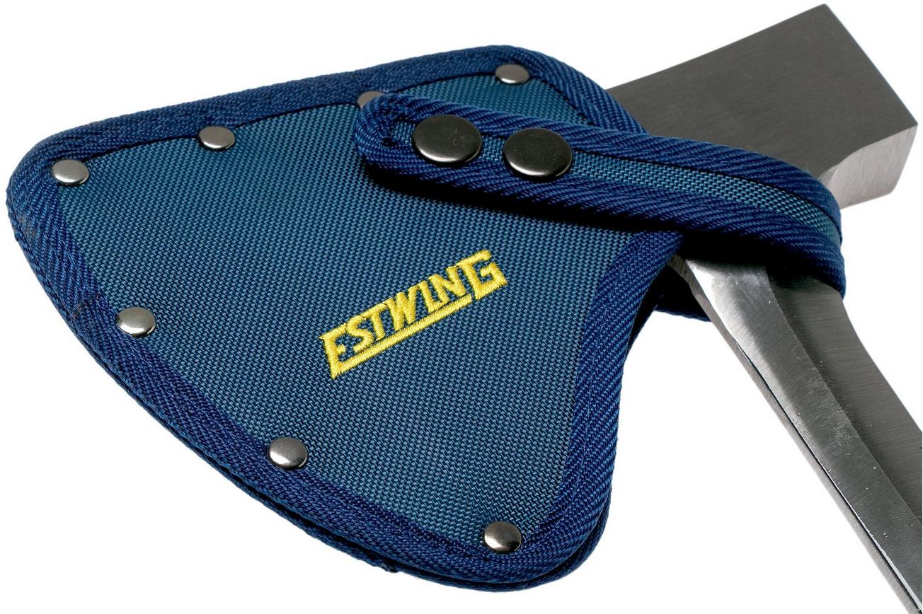 Estwing Camper's bijl E44A blauw met nylon foedraal
