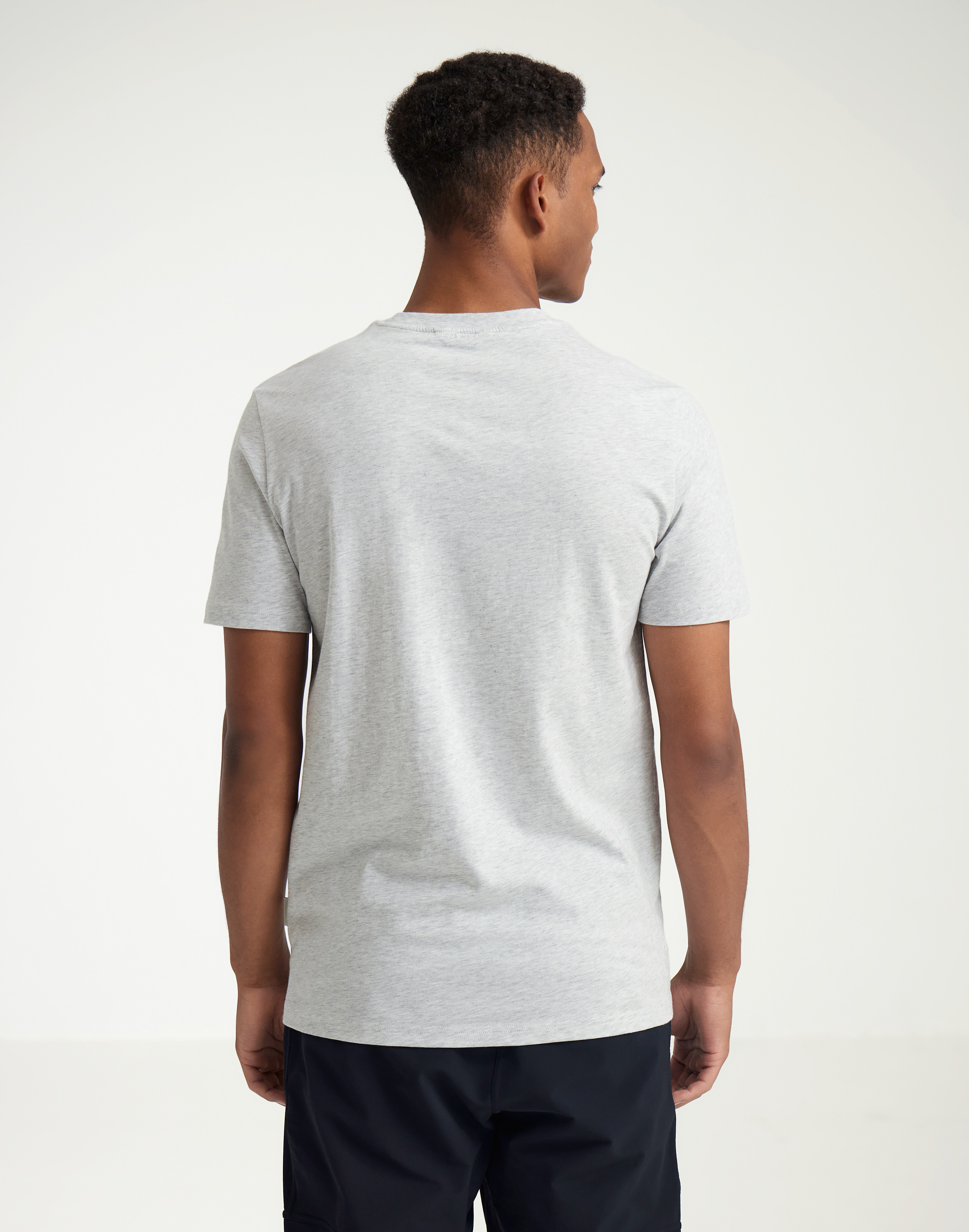 T-shirt van katoen voor heren in Bosnacht