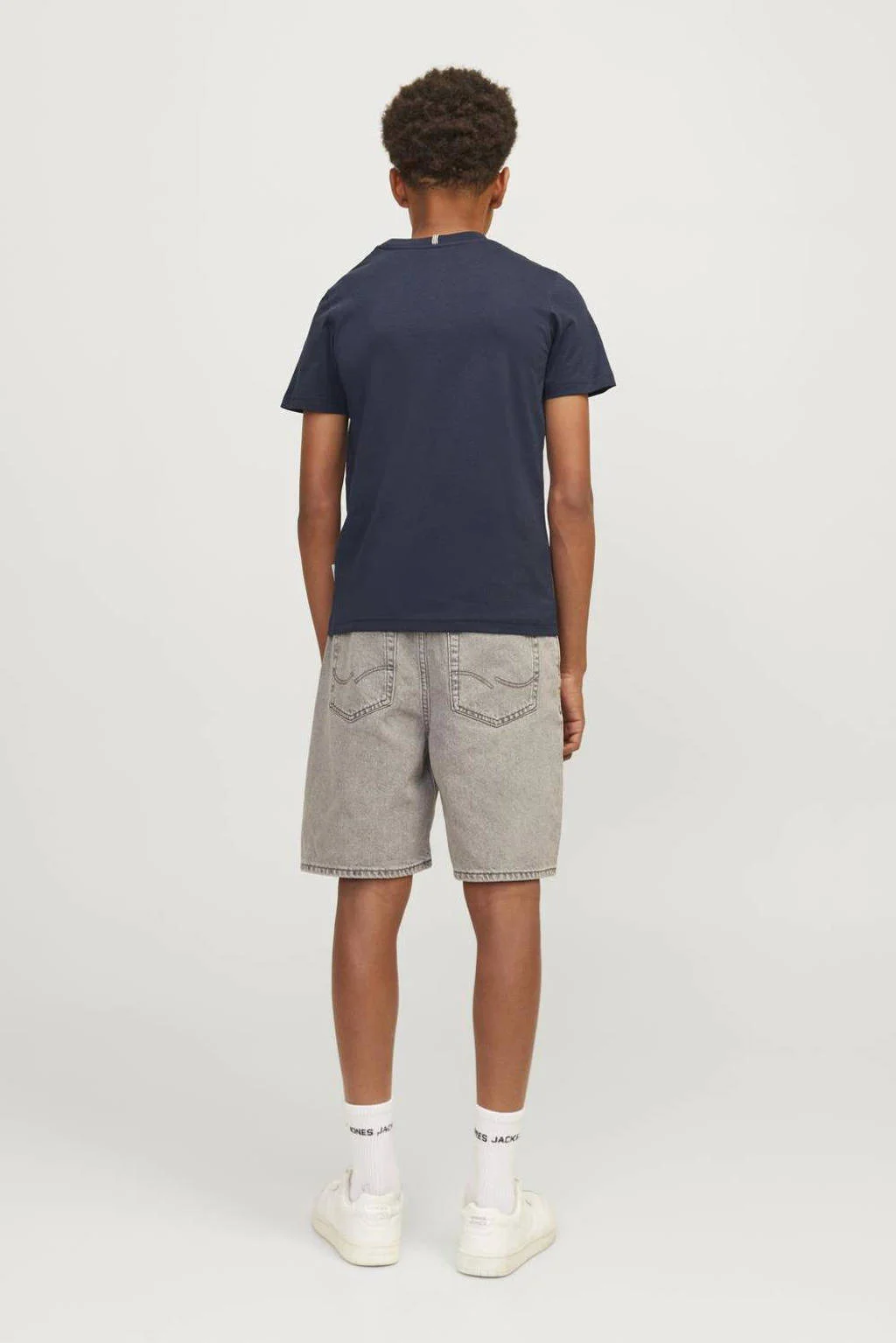 JACK & JONES T-shirt met printopdruk donkerblauw